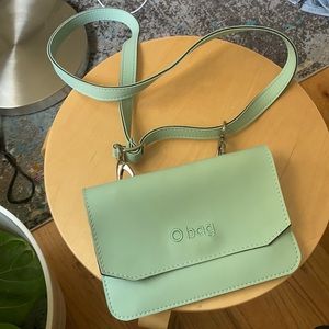 Obag crossbody mint green